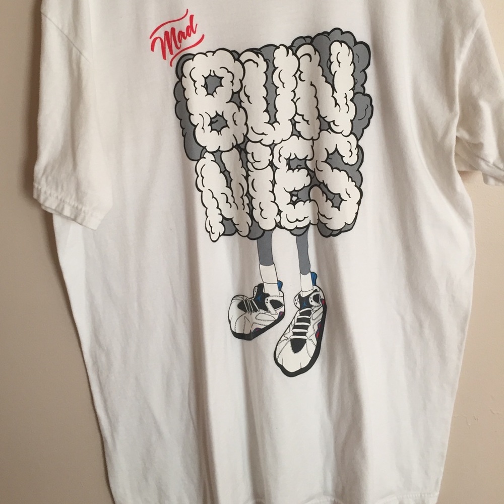 Jordan Retro 7 Orion Blue “Mad Bunnies” T-shirt
